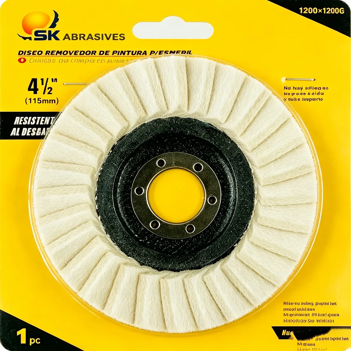 100% Pure Wool Felt Flap Disc