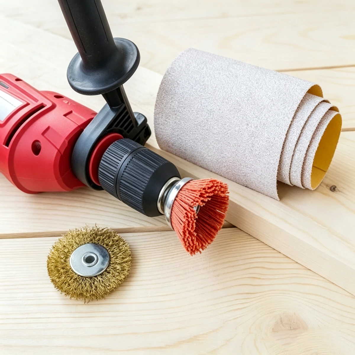 1/2" Diameter Brush with Shank for Tight Spaces thumbnail 3