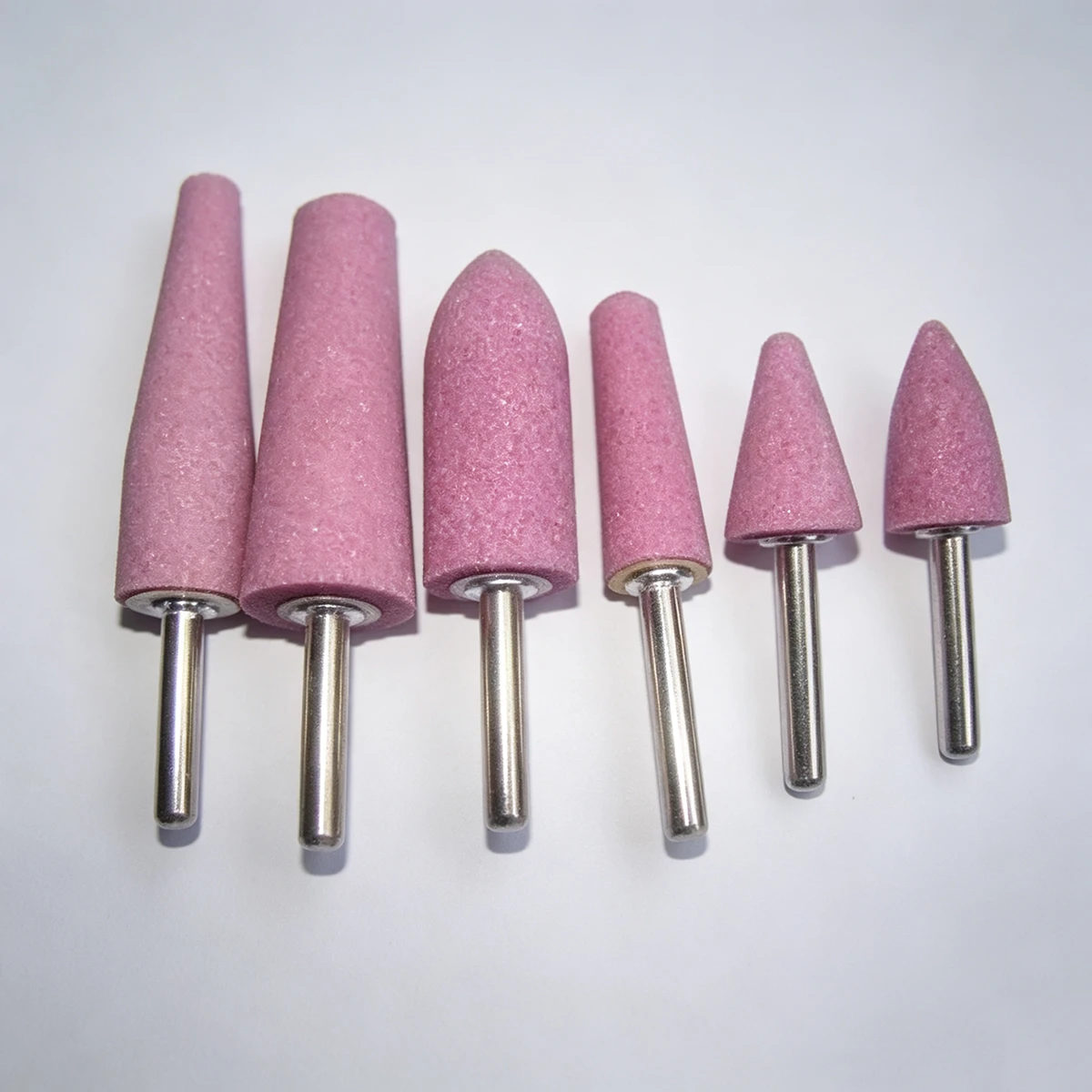1/2" X 2" X 1/4" Shank W189 Shape Charger 30 Grit Mounted Point Abrasive thumbnail 6