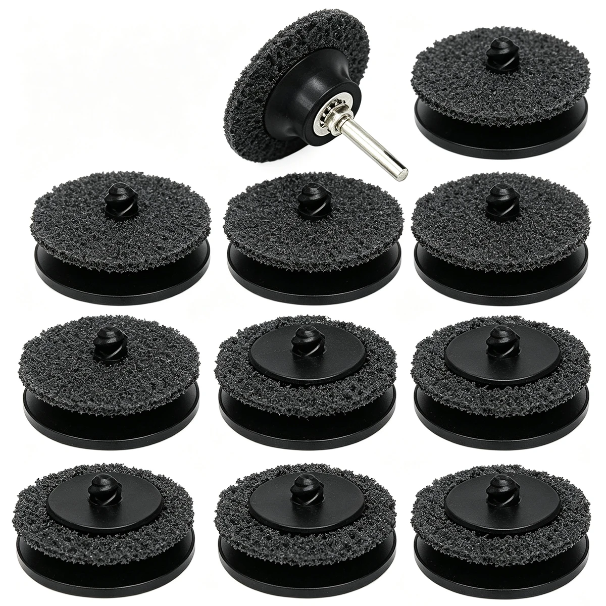 2 Inch Cleaning & Stripping Quick Change Sanding Disc Remove Paint Rust and Oxidation Disc Pad Holder thumbnail 2