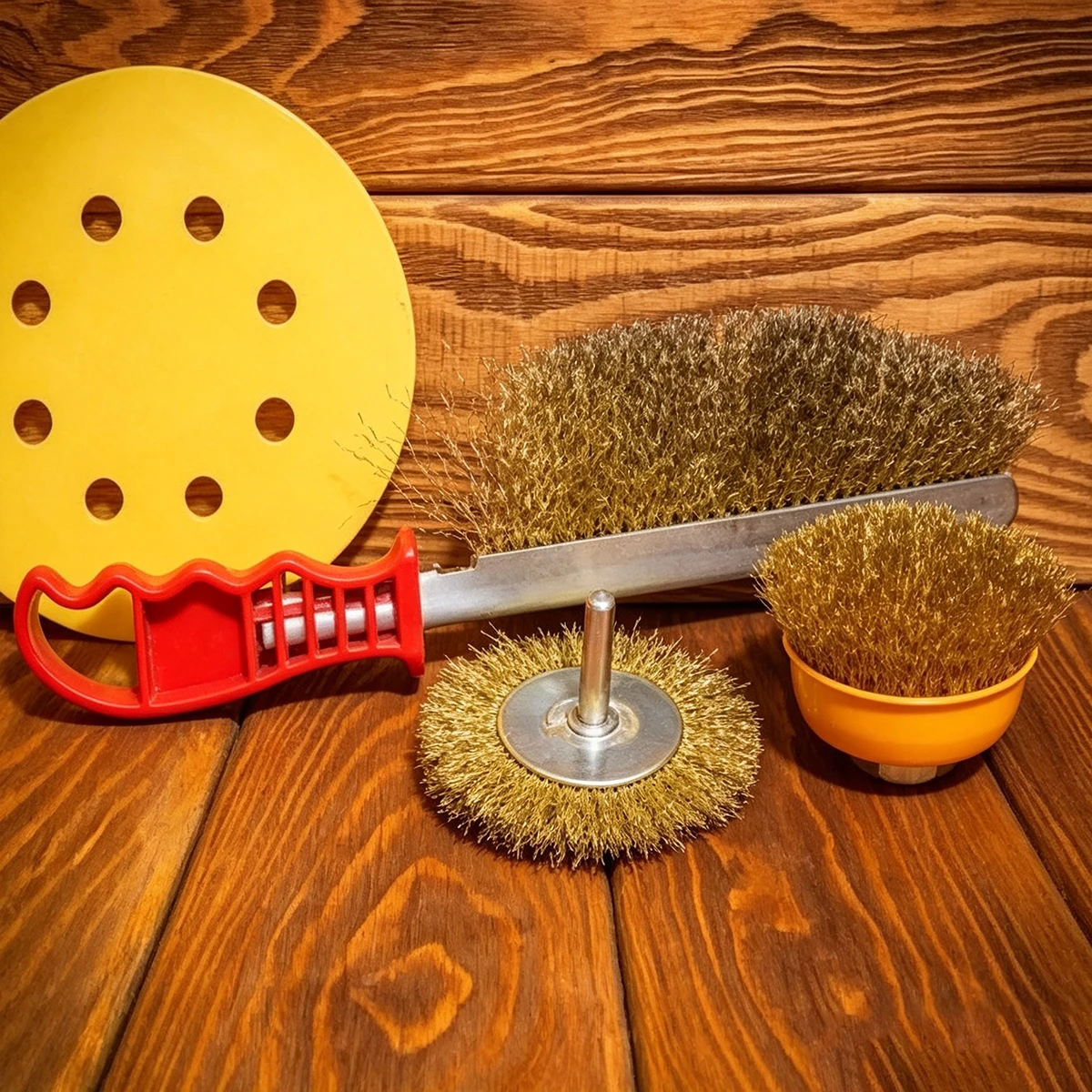 4" Stringer Bead Twisted Knot Wheel Brushes