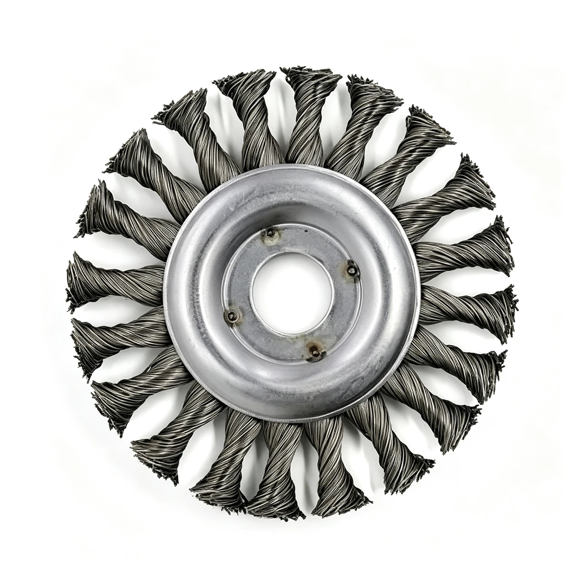 4" Stringer Bead Twisted Knot Wheel Brushes thumbnail 4