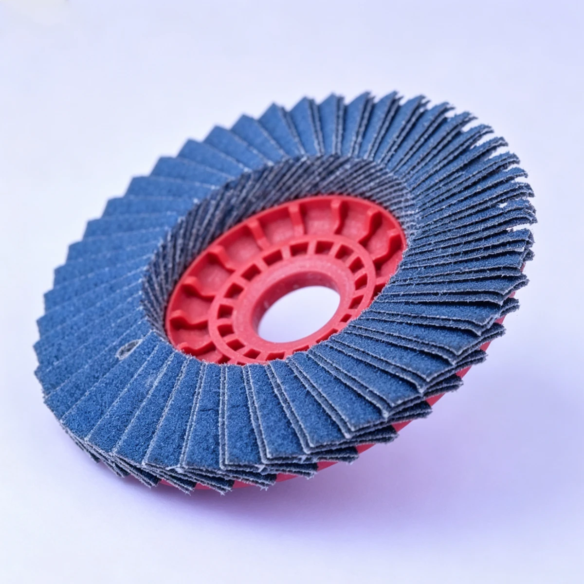 5" CA+ Medium Grit Center Mount Plastic Flat Flap Discs thumbnail 5