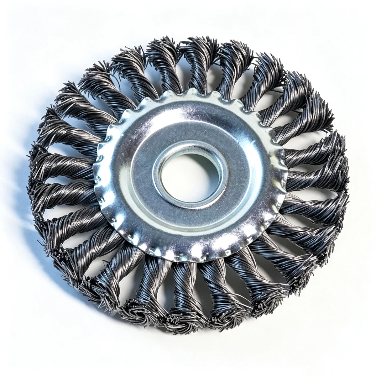 5" Stringer Bead Twisted Knot Wheel Brushes thumbnail 3