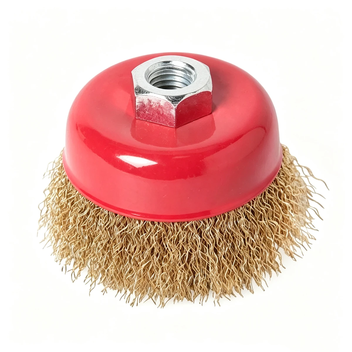 5" X. 014" X 5/8"-11 Arbor Cup Brush Crimped