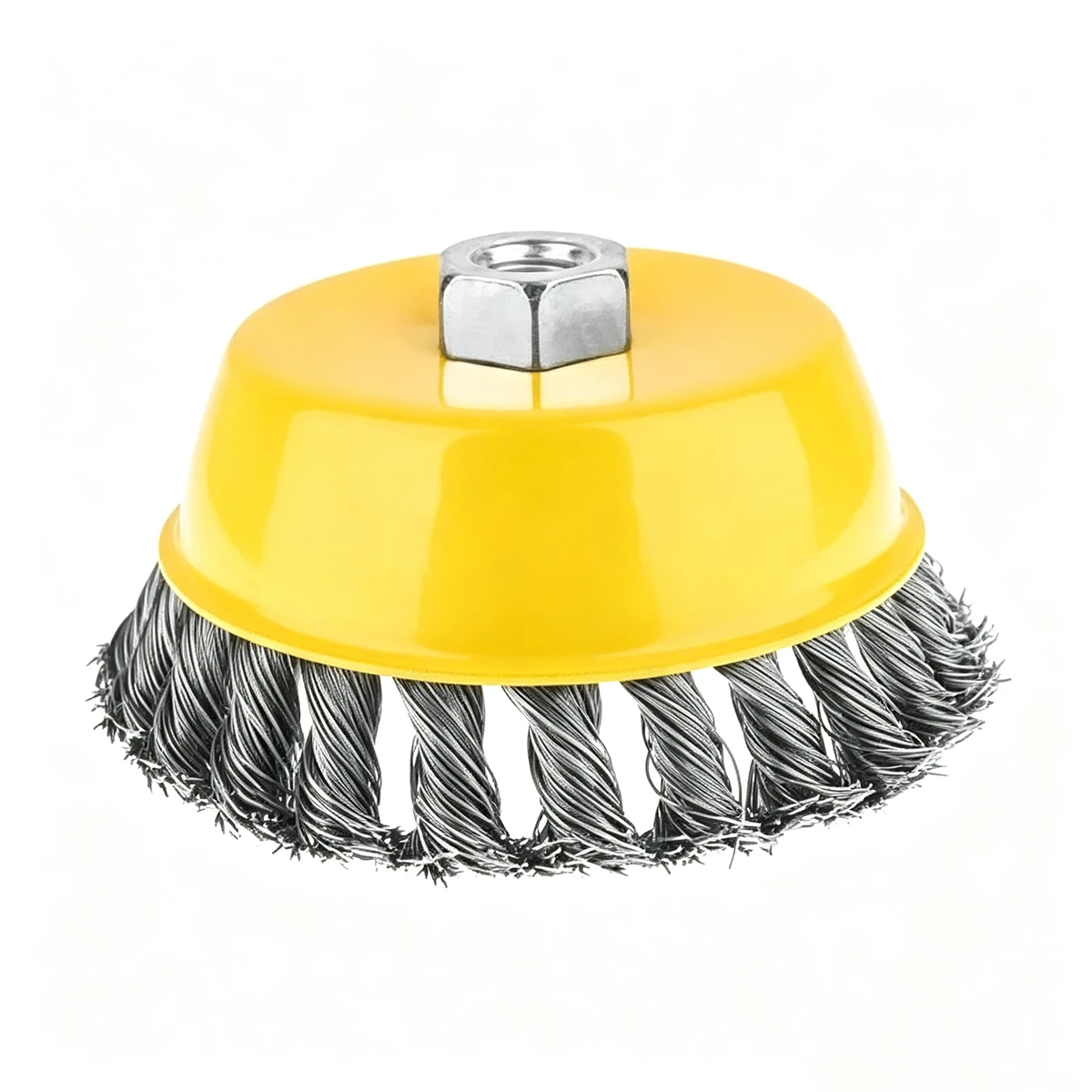 5" X. 014" X 5/8"-11 Arbor Cup Brush Crimped thumbnail 2