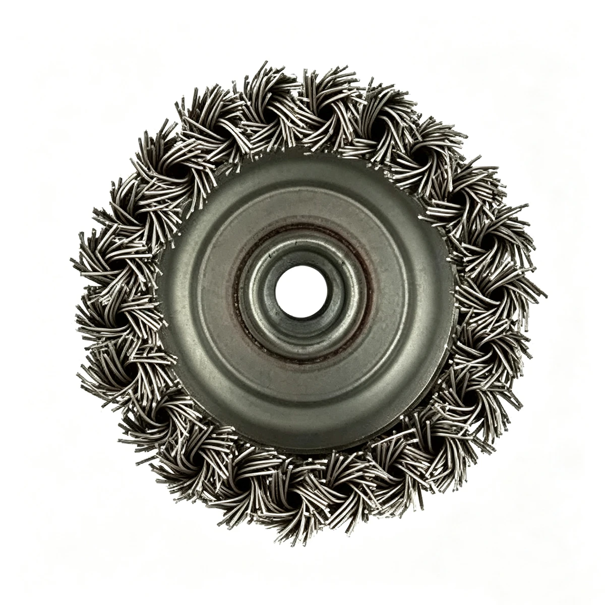 5" X. 014" X 5/8"-11 Arbor Cup Brush Crimped thumbnail 5