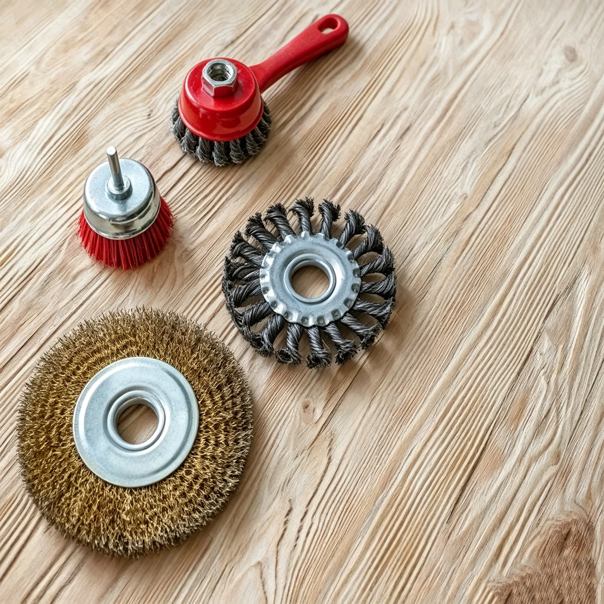 6" Stringer Bead Twisted Knot Wheel Brushes thumbnail 2