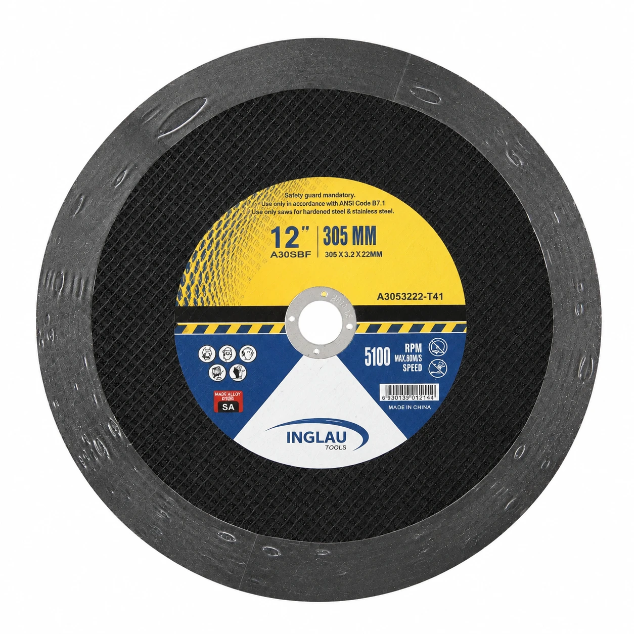 Abrasive Chop Saw Wheel Metal Cut 355mm x 3 x 25.4mm thumbnail 2