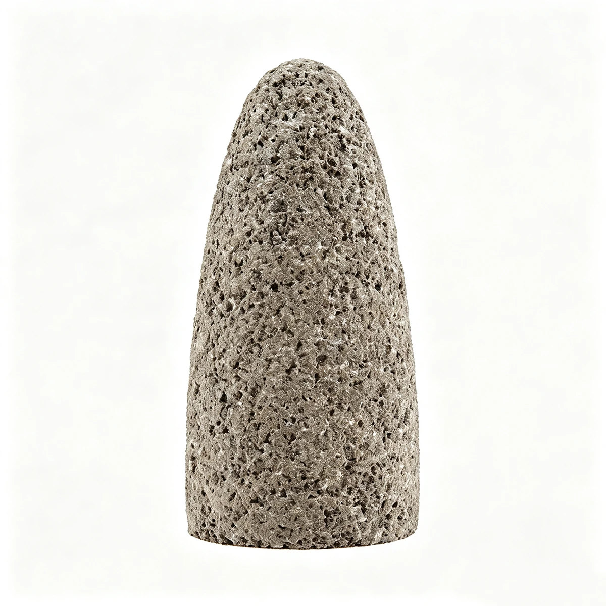 Abrasive Grinding Cone, Aluminum Oxide, 24190 rpm, 1-1/2 Diameter x 3" Thickness, 5/8"-11 Arbor, 24 Grit thumbnail 2