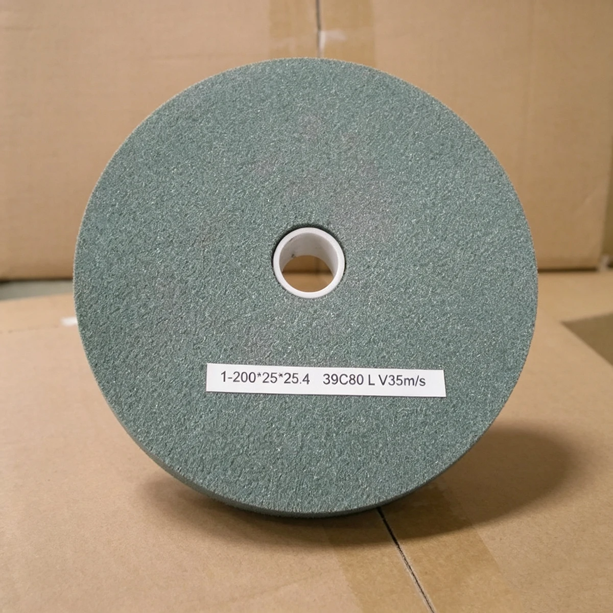 Bench Grinding Wheel, Silicon Carbide, 8" Diameter, 1" Thick, 1-1/4" Arbor Hole, 120 Grit, 3600 Maximum RPM thumbnail 4