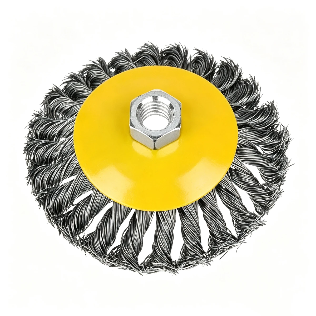 Crimped Wire Bevel Brush, 5/8"-11