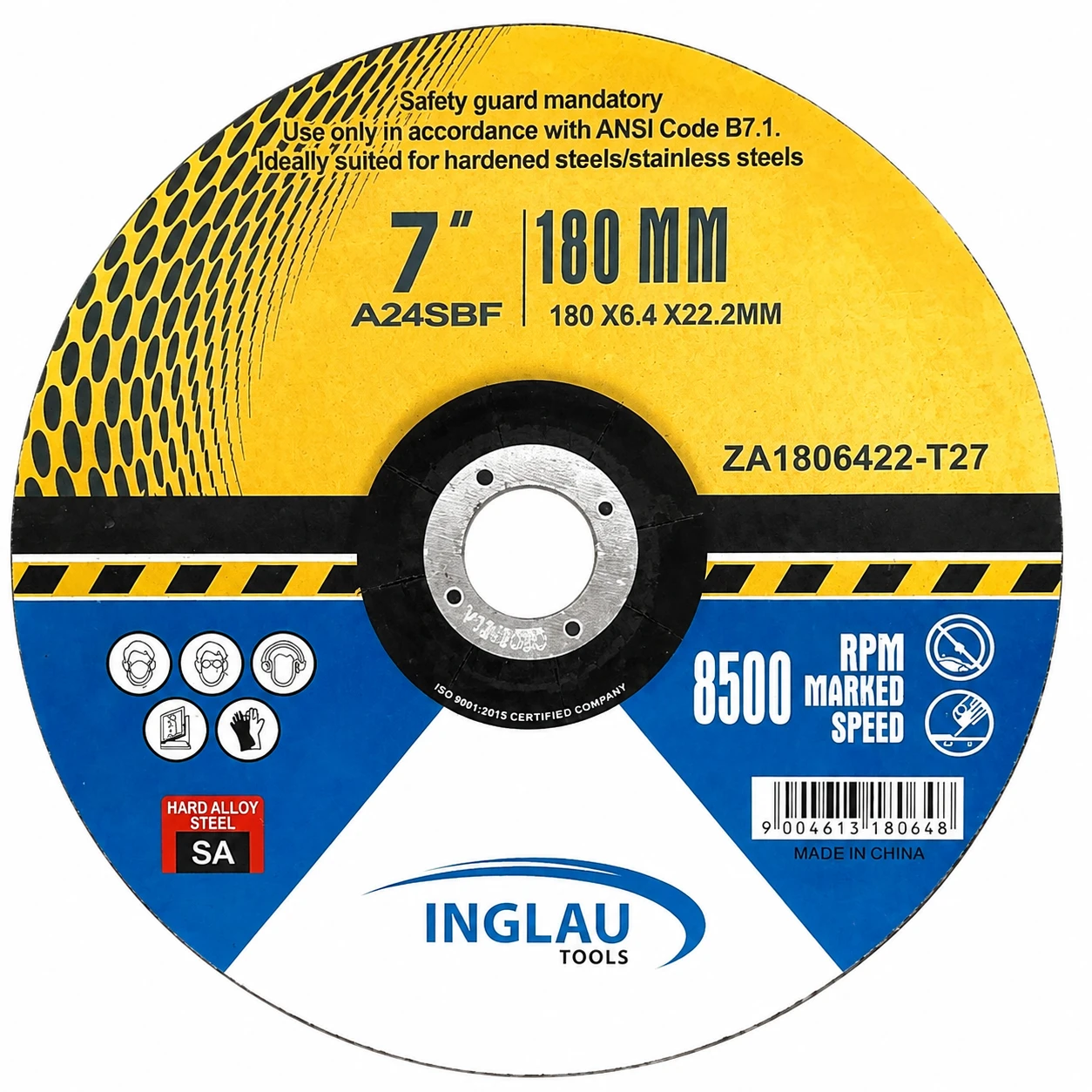 Cut off Wheel Performance Line for stainless steel, 180x1,6x22,23 mm T41 Flat thumbnail 5