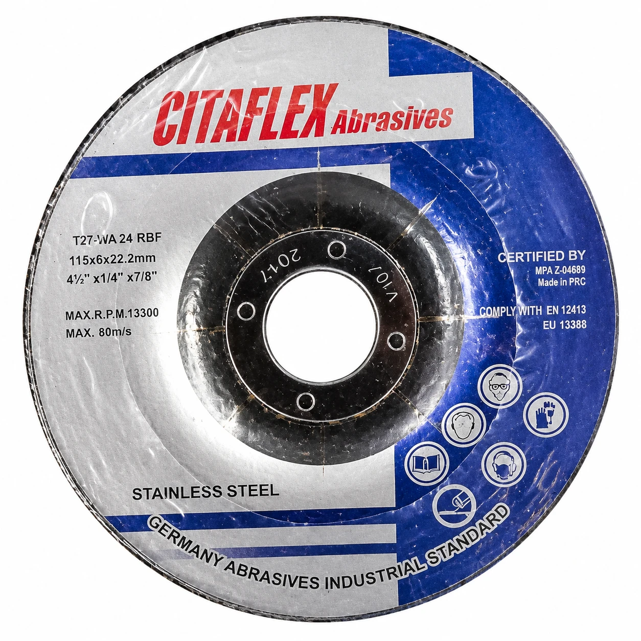 Cutting Disc for Stainless Steel, 180 x1.6x22,23mm Straight
