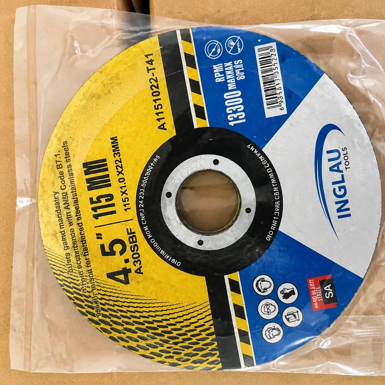 Cutting Discs | 115 x 1.0 mm | INOX | for Cutting or Angle Grinders thumbnail 4