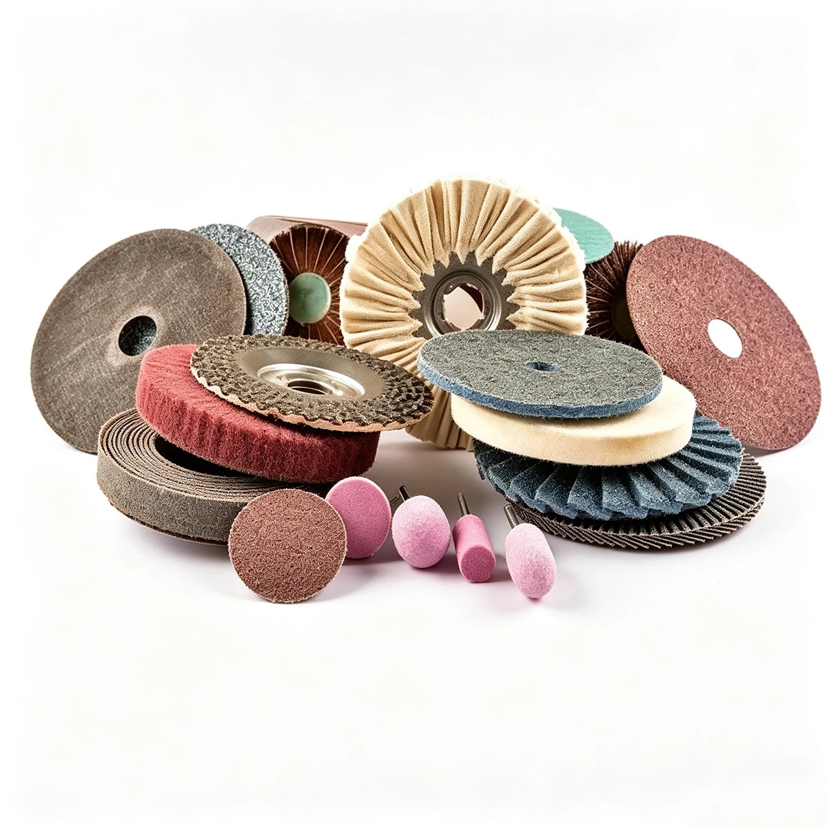 Flap Wheel, Interleaf, AO, 3x2x1/4 Shk, 120G thumbnail 2