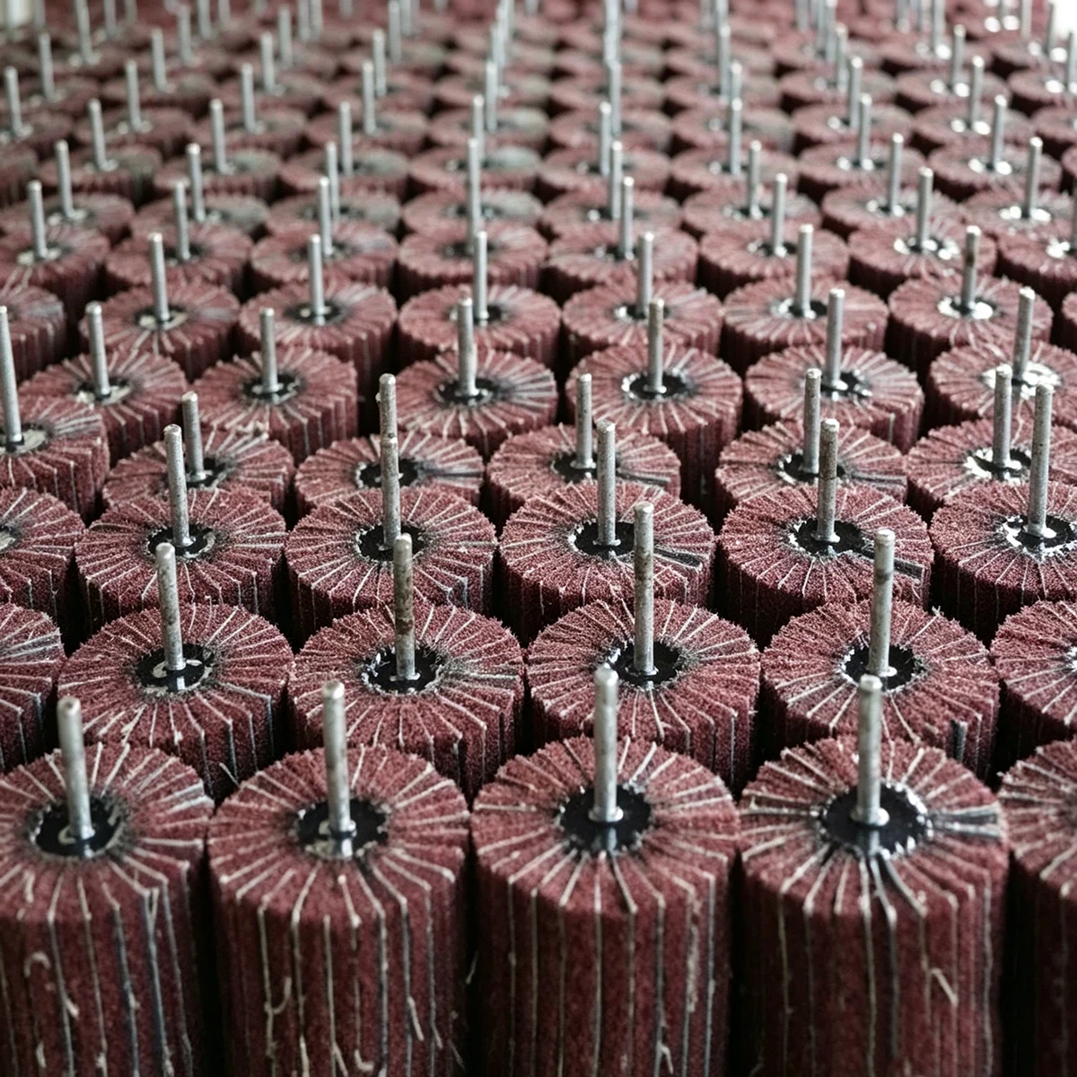 Flap Wheel, Interleaf, AO, 3x2x1/4 Shk, 120G thumbnail 4