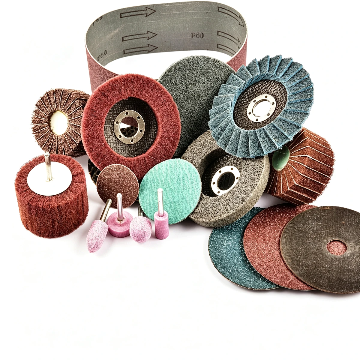 Flap Wheel, Interleaf, AO, 3x2x1/4 Shk, 120G thumbnail 6