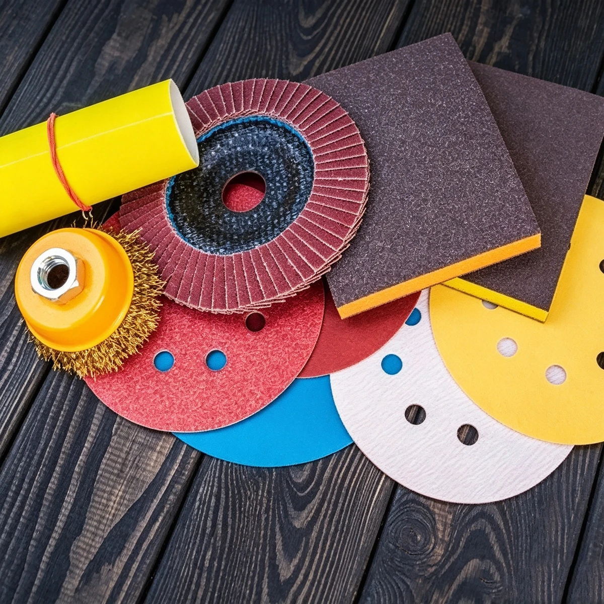GC Abrasives Flap Disc, 125 mm x 22 mm, 40+, Conical thumbnail 4