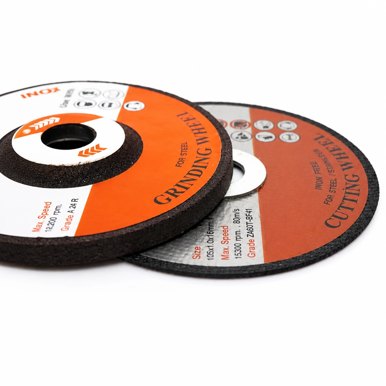 Grinding Wheel for Grinders - Aggressive Grinding for Metal - 9" X 1/4 X 7/8-Inch thumbnail 2