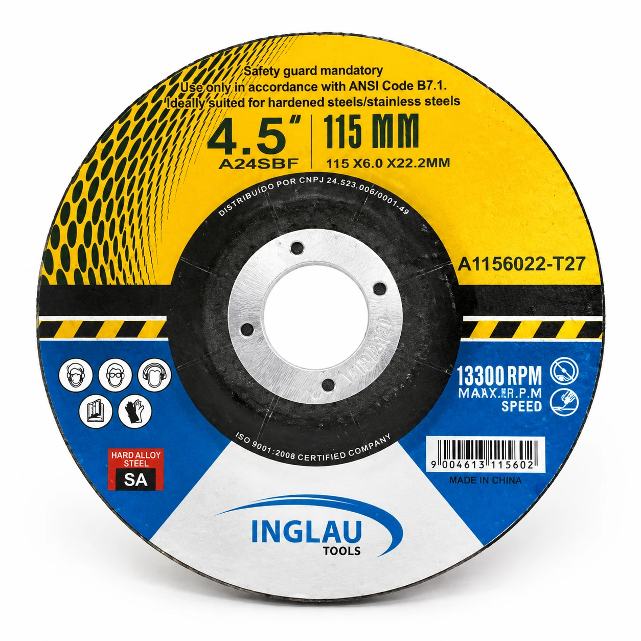 Metal Stainless Steel Cutting Slitting Discs 230mm for Angle Grinder