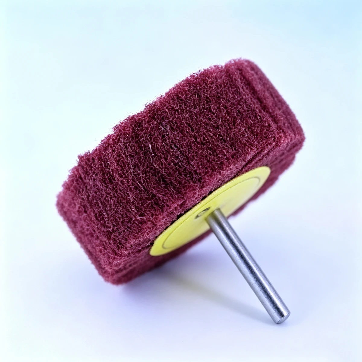 Mounted Interleaf Flap Wheels for Sanding and Finishing, 3” x 2” x 1/4”, Gray (Ultra Fine) thumbnail 5