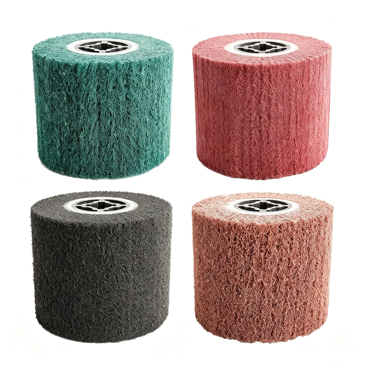 Non-Woven Wire Abrasive Polishing Burnishing Wheel for Burnishing Machine, Polisher, Sander, 120x100x19mm, 80 Grit/ 120 Grit/ 180 Grit/