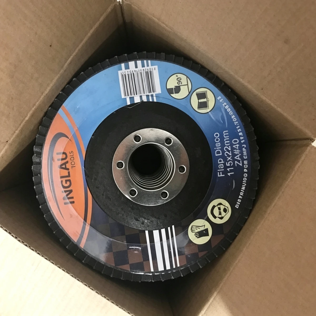 Premium Zirconia Flap Disc | 4.5" x 7/8-Inch, 60 Grit, Bevel Type #29