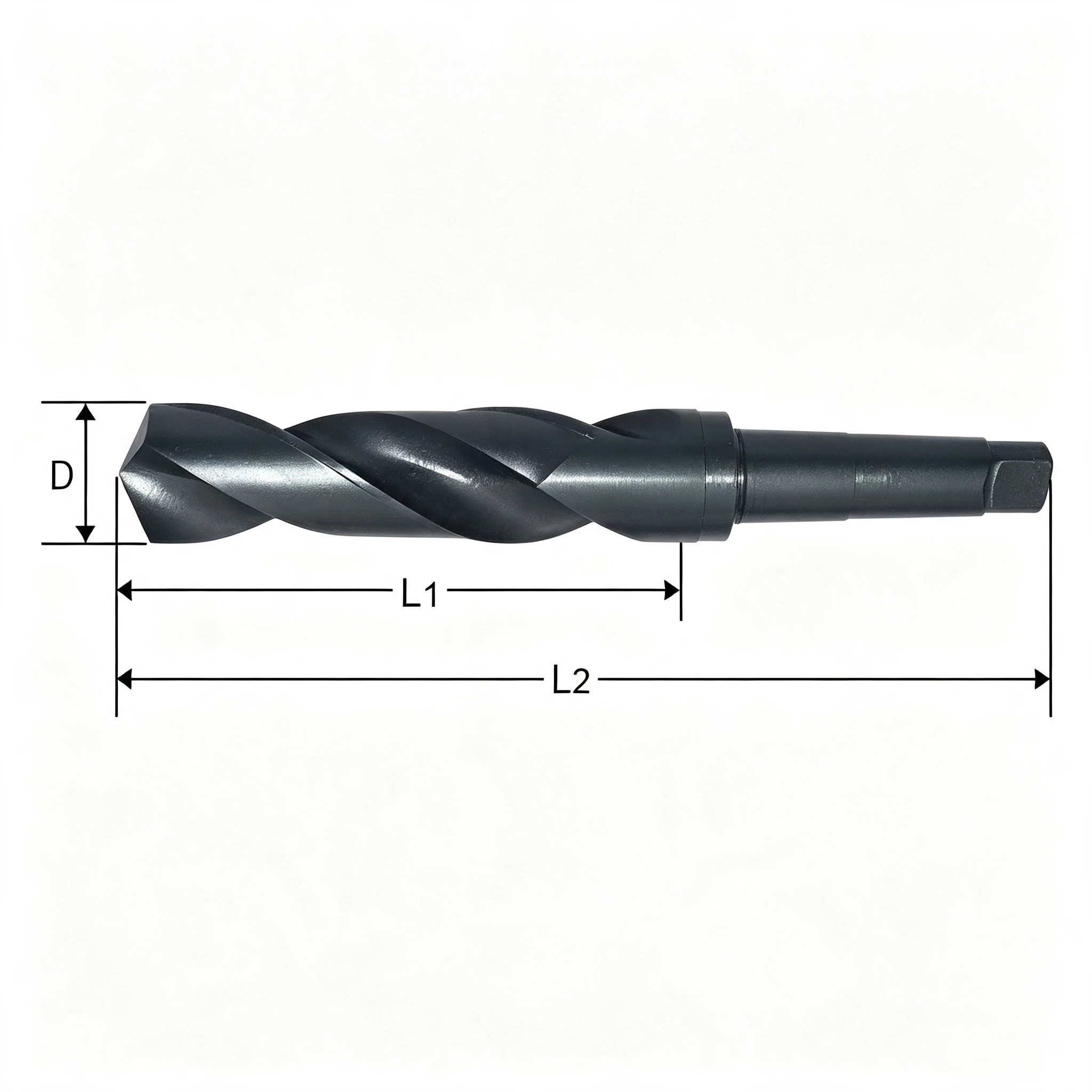 Tin, HSS Taper Shank Twist Drill -ANSI Standard thumbnail 2